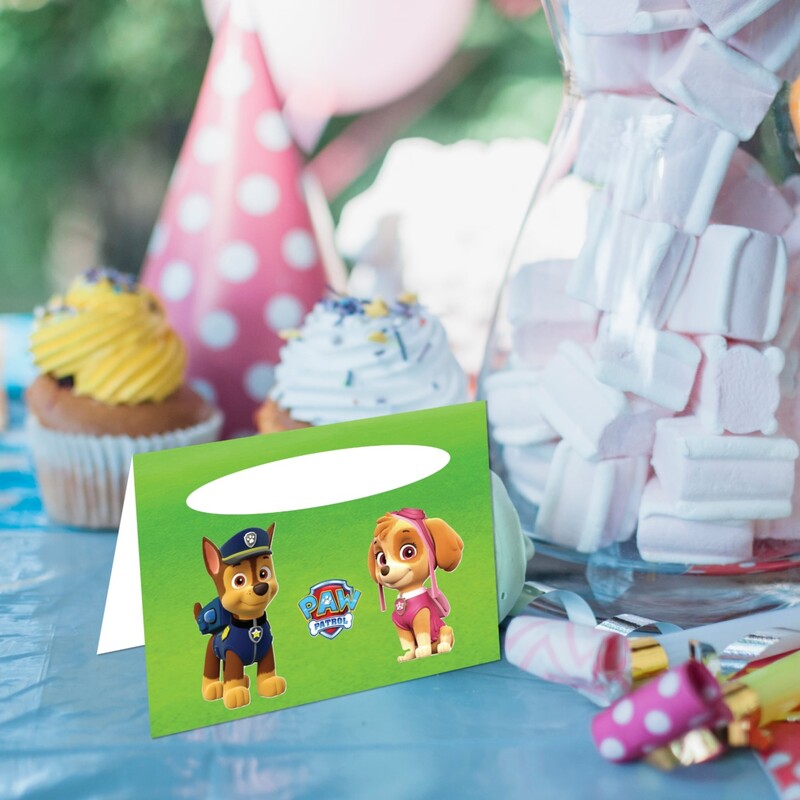 Καρτελάκι Μπουφέ Paw Patrol/ 6τμχ