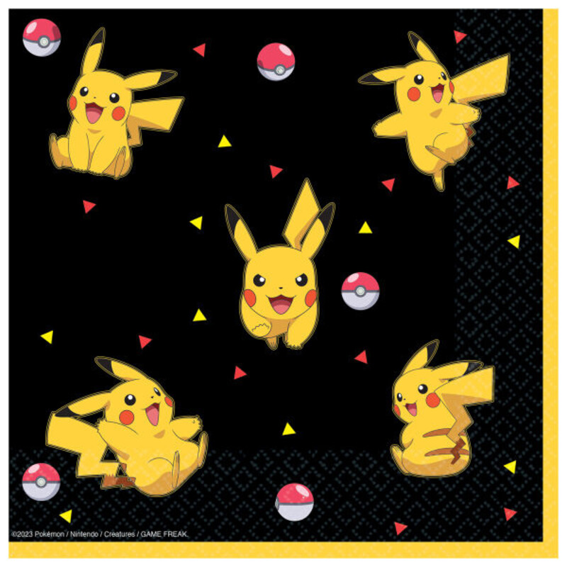 Χαρτοπετσέτες φαγητού Pokémon 2024 / 16 τεμ