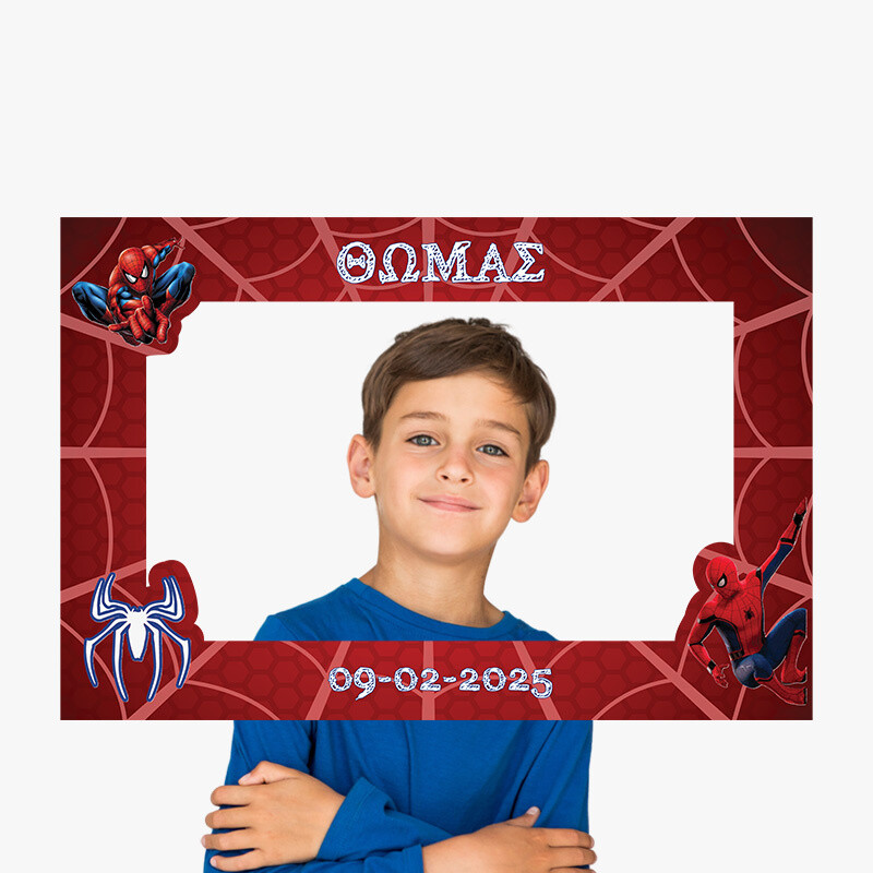 Κάδρο Photobooth Spiderman για φωτογραφίες/ 60cm*40cm