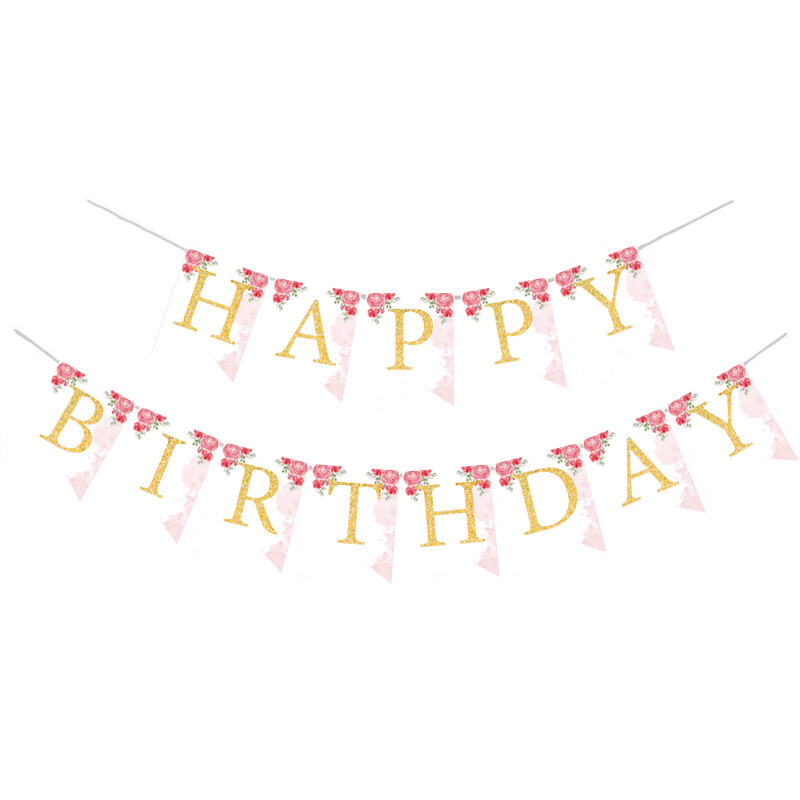 Γιρλάντα Γράμματα Unicorn Happy Birthday