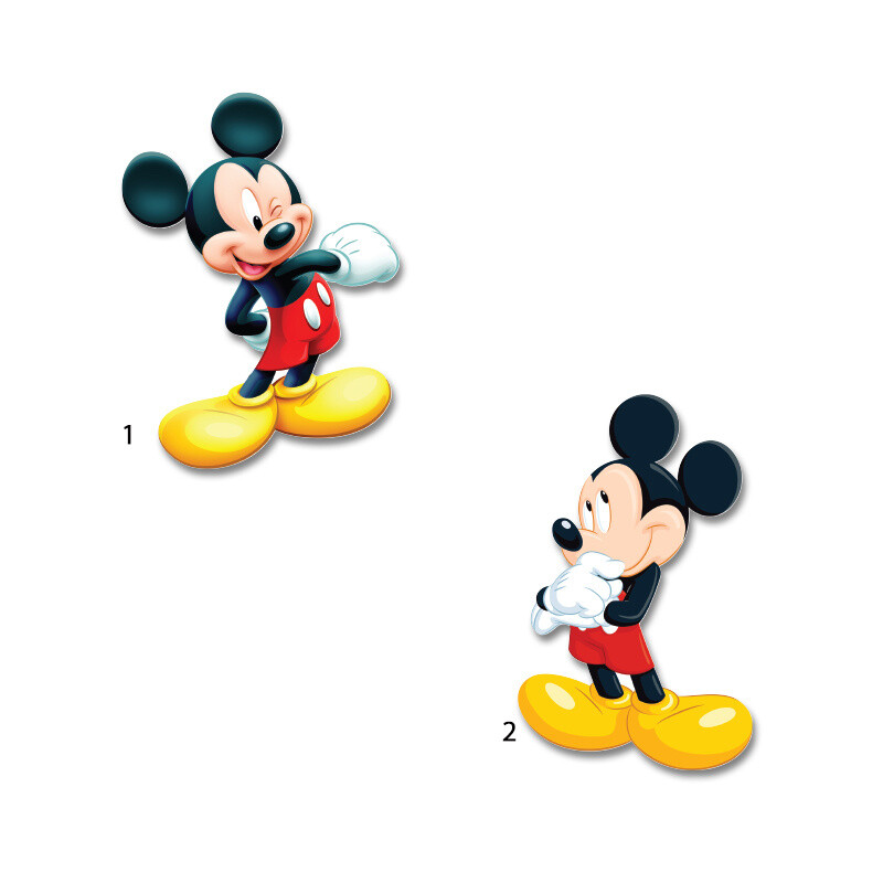 Διακοσμητική φιγούρα Mickey 10cm Ξύλινη/1τμχ