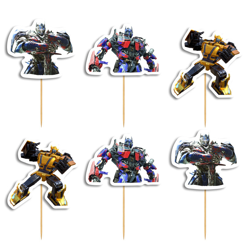 Cupcake toppers Transformers 10cm / 8τμχ