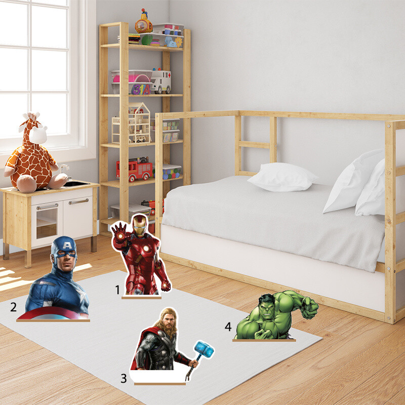 Διακοσμητική φιγούρα Avengers 50cm Ξύλινη με βάση/1 τμχ