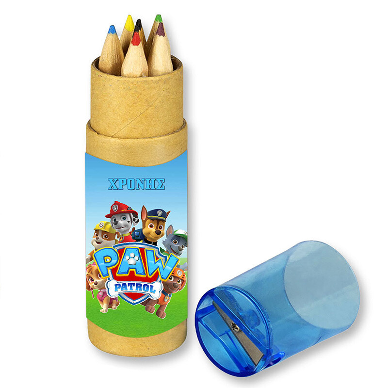 Paw Patrol Ξυλομπογιές με όνομα