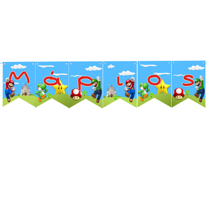 Σημαιάκια με όνομα Super Mario