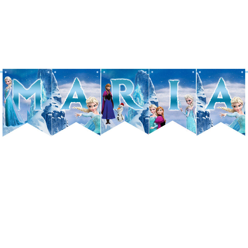 Σημαιάκια με όνομα Frozen