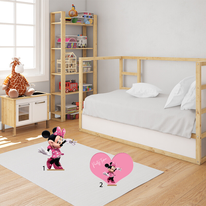 Διακοσμητική φιγούρα Minnie 50cm Ξύλινη με βάση/1 τμχ