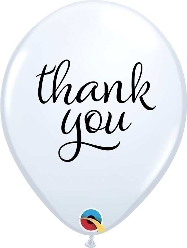 Μπαλόνια Λάτεξ 11 Λευκά Simply Thank You / 25 τεμ