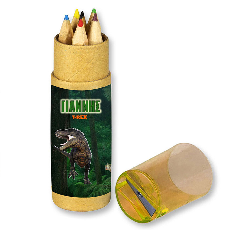 T-Rex Ξυλομπογιές με όνομα