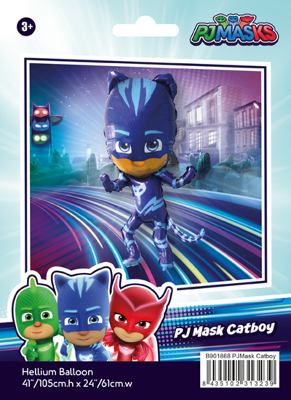 Μπαλόνι Φοιλ Σχήμα PJ Masks Catboy 105εκ x 61εκ - Συσκευασμένο