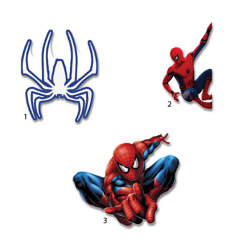 Διακοσμητική φιγούρα Spiderman 10cm Ξύλινη/1τμχ