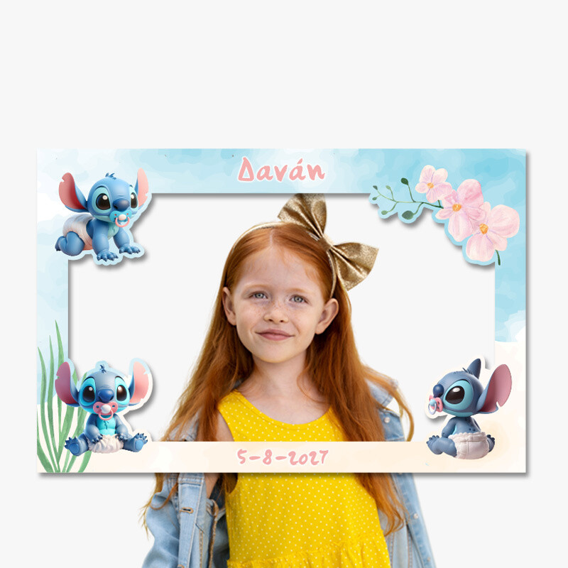 Κάδρο Photobooth Baby Stitch για φωτογραφίες/ 60cm*40cm