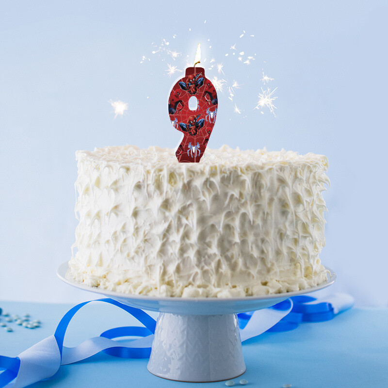 Κερί Νούμερο 9 Spiderman
