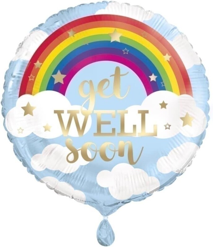 Μπαλόνι Φοιλ 18  Get Well Soon Rainbow/ουράνιο τόξο/46 εκ
