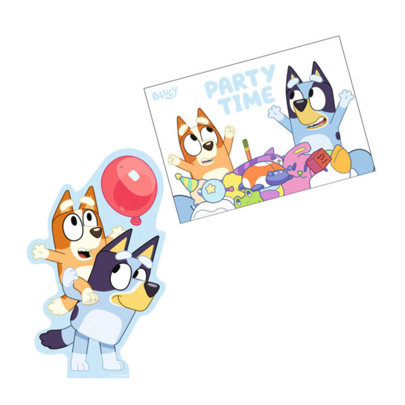 Προσκλήσεις με Φακέλους Bluey / 8 τεμ