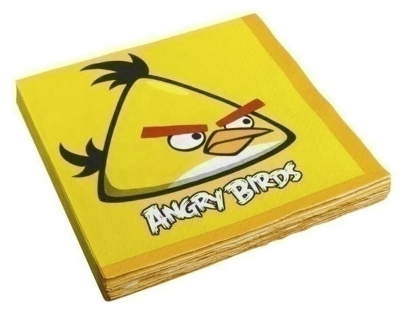 Χαρτοπετσέτες φαγητού  Angry Birds /16τεμ