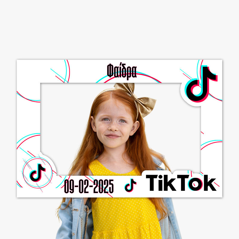 Κάδρο Photobooth TikTok για φωτογραφίες/ 60cm*40cm