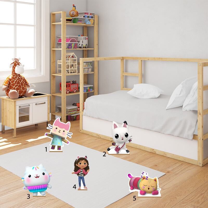 Διακοσμητική φιγούρα Gabby's Dollhouse 20cm Ξύλινη με βάση/1 τμχ