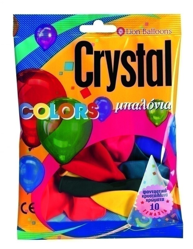 Μπαλόνια Crystal R 100/10 Tεμ