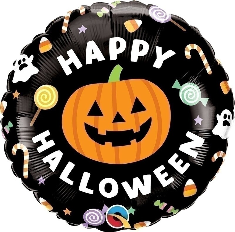 Μπαλόνι Φοιλ 18 Halloween Jack & Candies / 46 εκ - Κολοκύθα