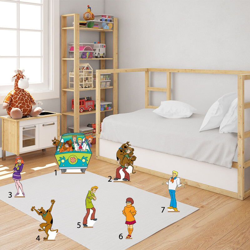 Διακοσμητική φιγούρα Scooby-Doo 20cm Ξύλινη με βάση/1 τμχ