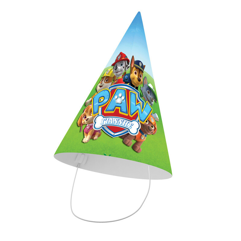 Καπελάκια πάρτυ με όνομα Paw Patrol/8τμχ