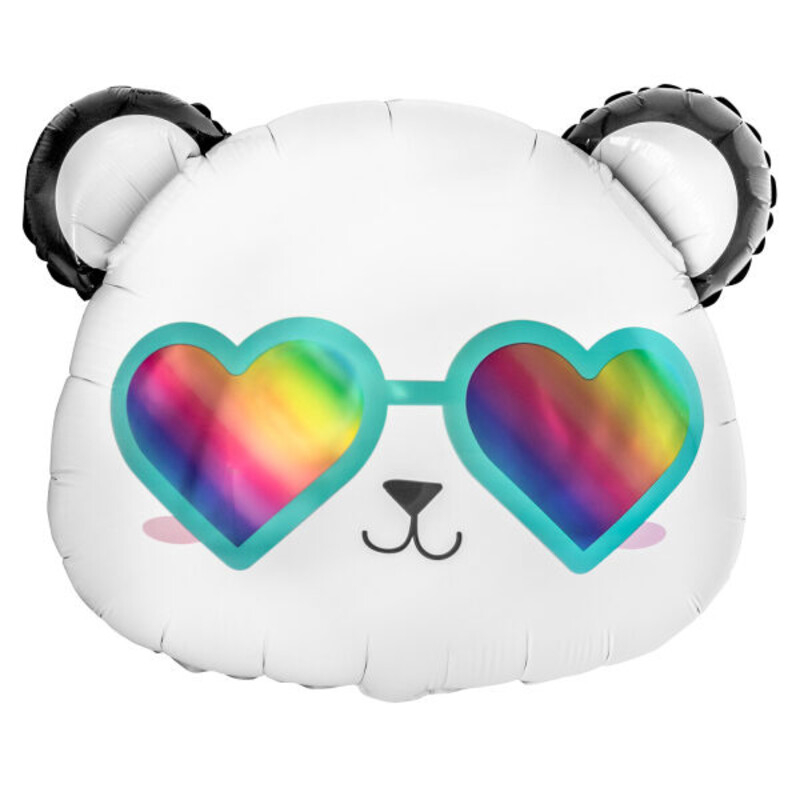 Μπαλόνι Φοιλ Σχήμα Κεφάλι Χαρούμενο Πάντα  Happy Panda / 60 εκ x 57 εκ