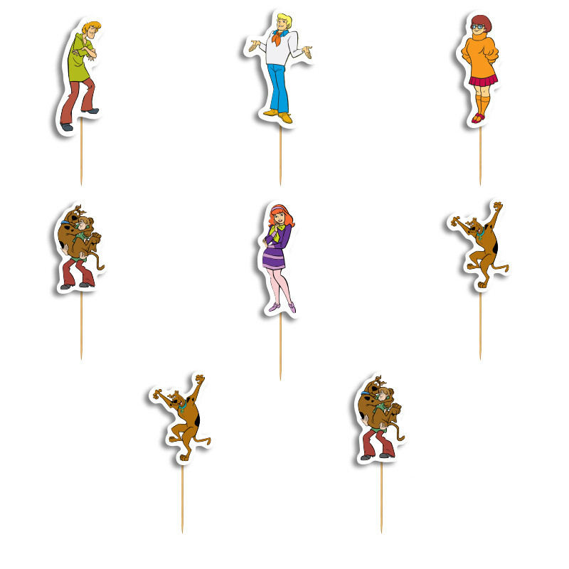 Οδοντογλυφίδες Scooby-Doo 5cm / 12τμχ