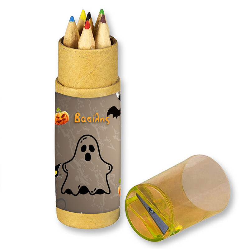 Halloween Κολοκύθες Ξυλομπογιές με όνομα