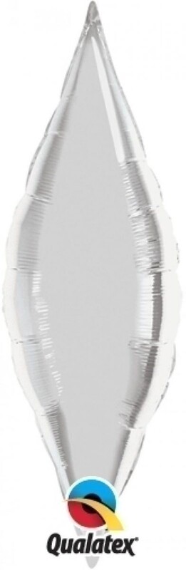 Μπαλόνι φοιλ σχήμα 27 Taper Silver