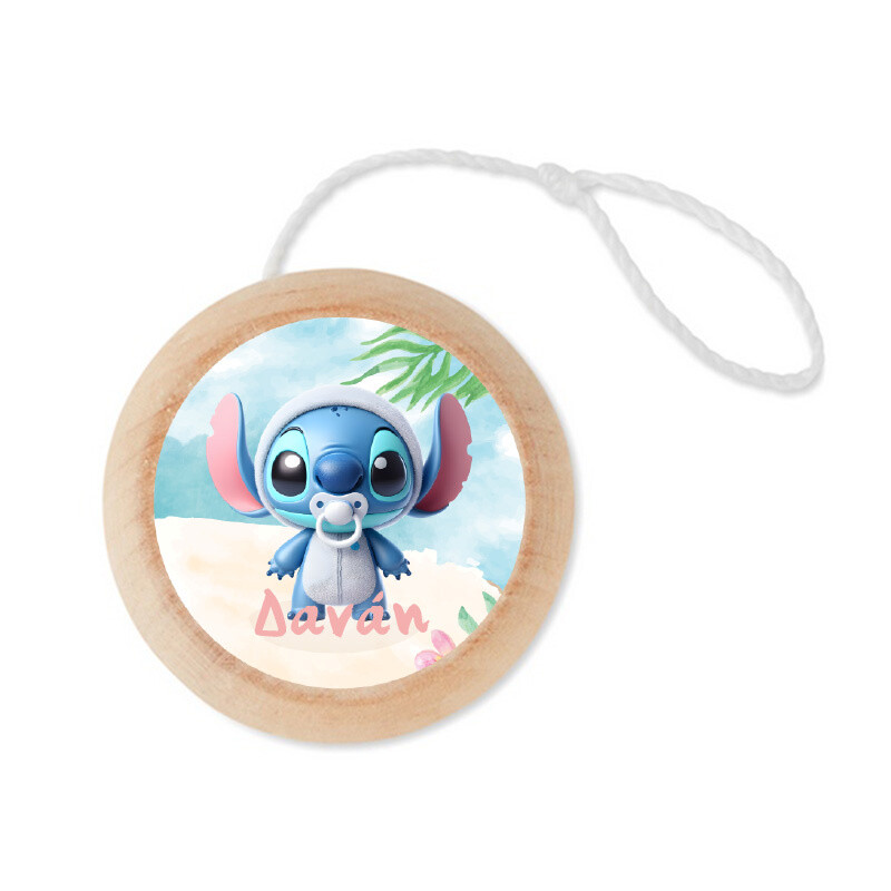 Ξύλινο Γιο – Γιο με όνομα Baby Stitch