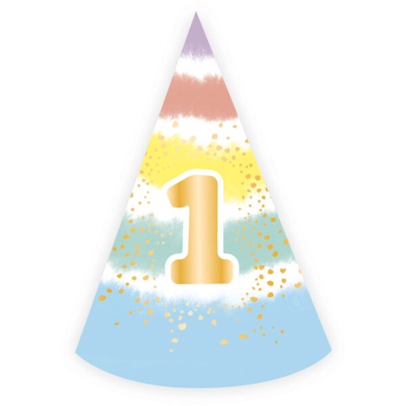 Καπελάκι 1st Birthday Rainbow / 1 τεμ