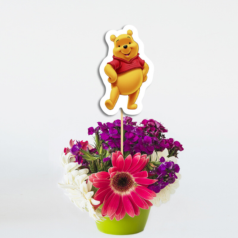 Χάρτινο διακοσμητικό Τοππερ Winnie/ 20cm
