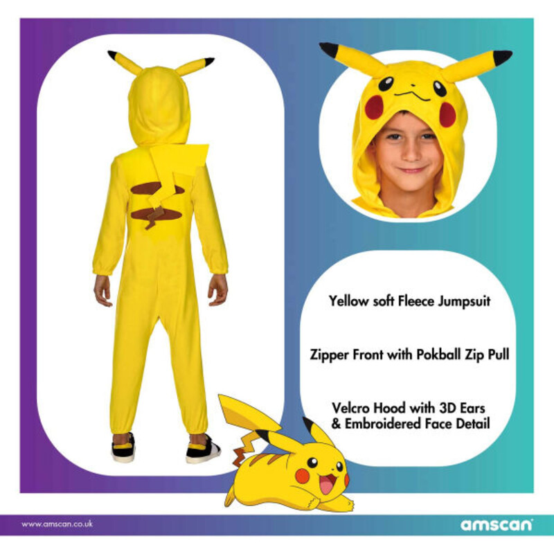 Στολή Pokemon Pikachu / 3-4  ετών