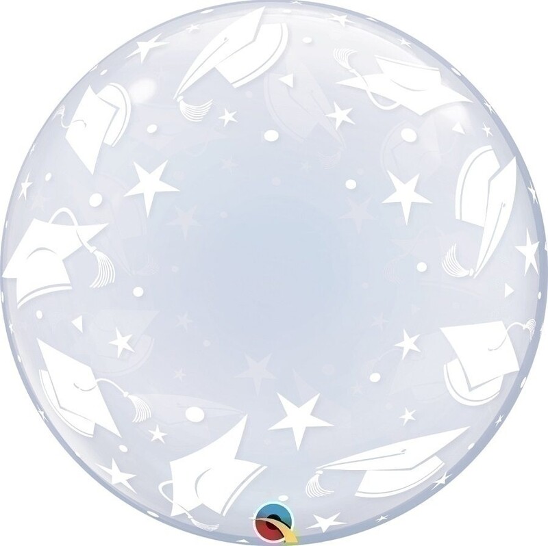 Deco Bubble 24 Graduation Caps / 61εκ -  Αποφοίτηση