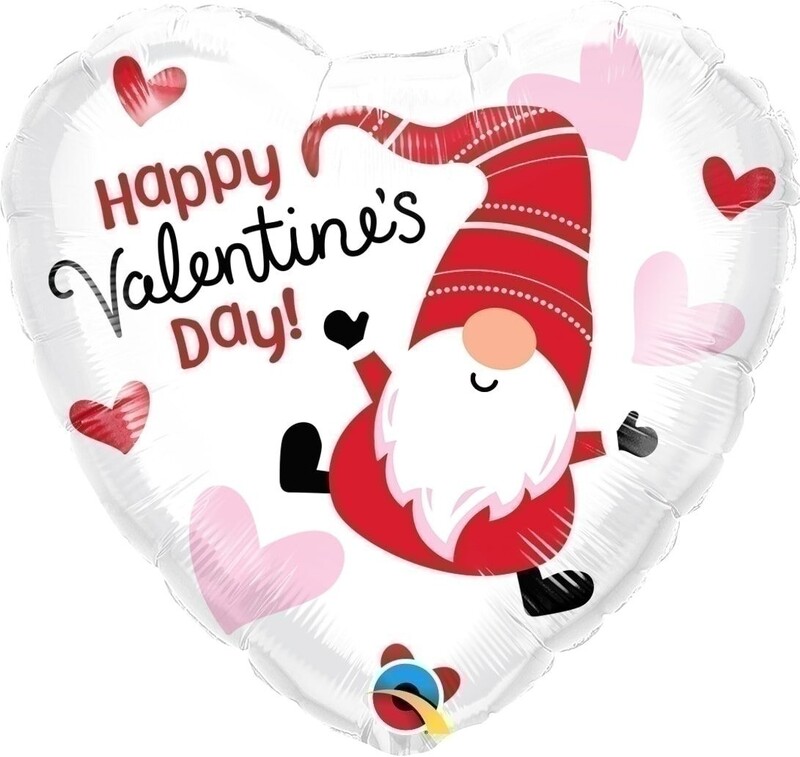 Μπαλόνι Φοιλ 18 Valentine's Day Gnome / 46 εκ