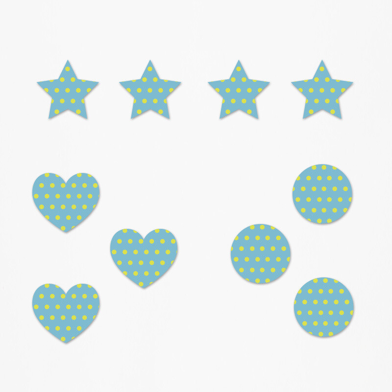 Ξύλινα διακοσμητικά Scooby-Doo Pattern mix/ 10τμχ(2cm)