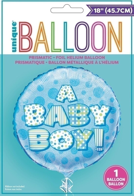 Μπαλονι Φοιλ 18  A Baby Boy Prismatic Blue  / 46εκ