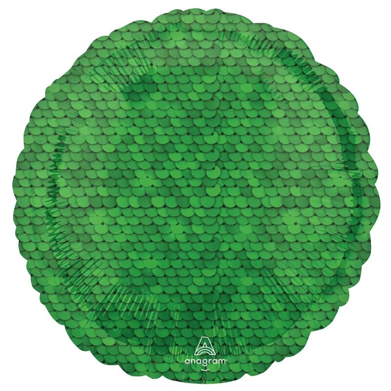 Μπαλόνι Φοιλ 18 Forest Green Sequins / 46 εκ Πράσινο