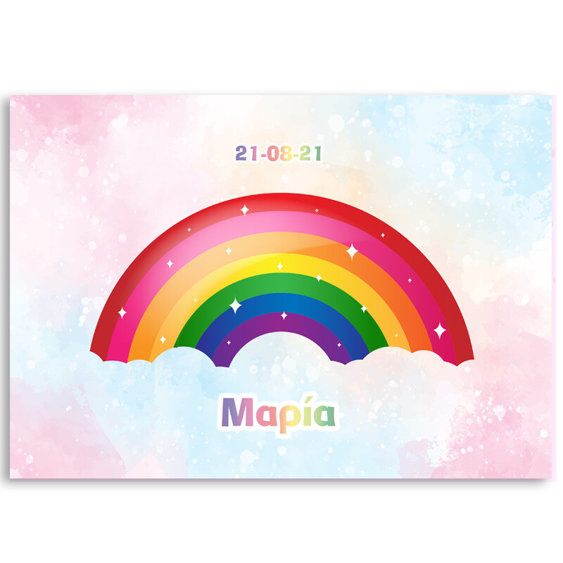 Σουπλά χάρτινο με όνομα Rainbow Dream / A3 (29.7cm * 42cm)