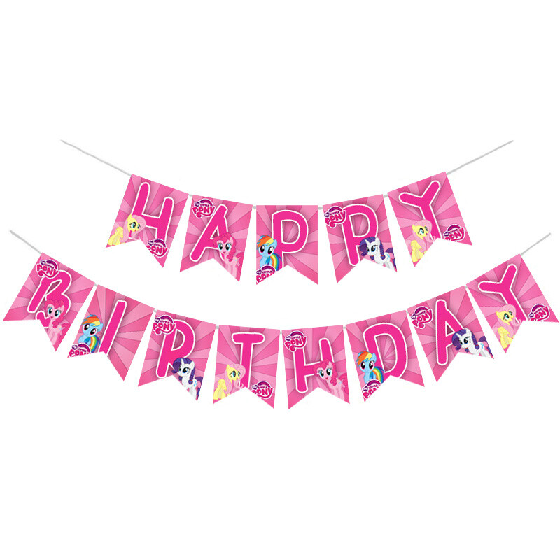 Γιρλάντα Γράμματα My Little Pony Happy Birthday