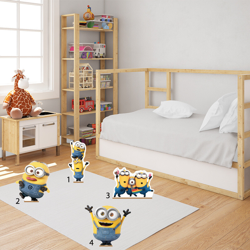 Διακοσμητική φιγούρα Minions 20cm Ξύλινη με βάση/1 τμχ