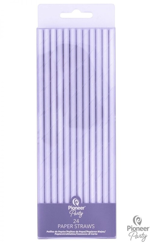 Καλαμάκια Χάρτινα Iridescent 19 εκ / 24 τεμ
