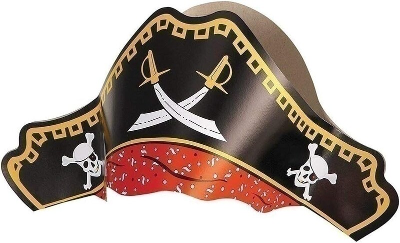 Καπέλα Πειρατικά / Pirate  / 4 τεμ.