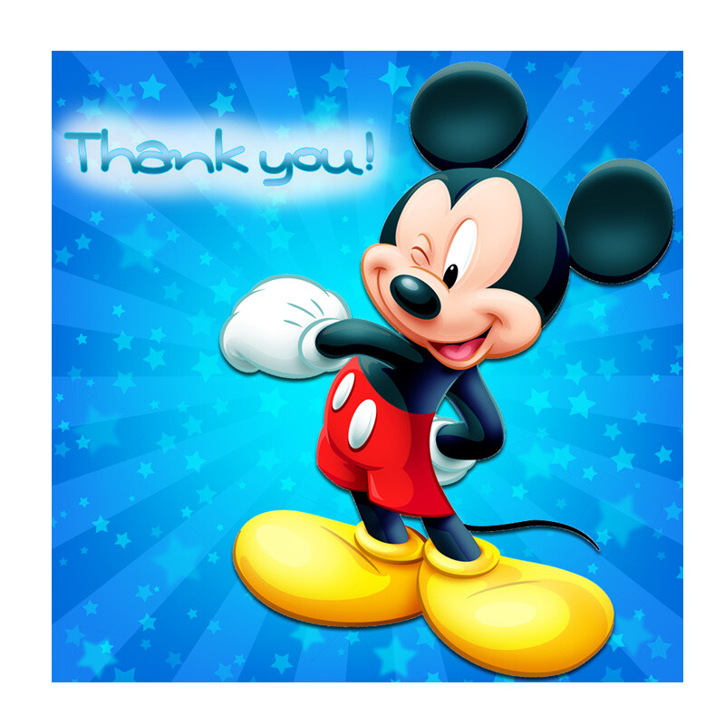Σουβέρ χάρτινο Mickey/8τμχ