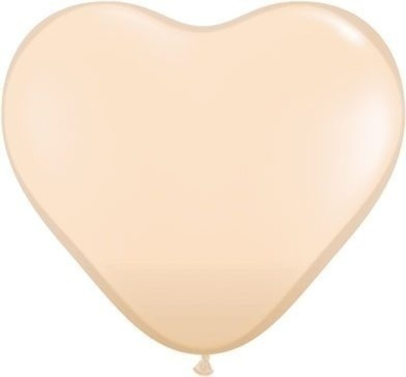Μπαλόνια Λάτεξ Καρδιά 6 Blush /100 τεμ