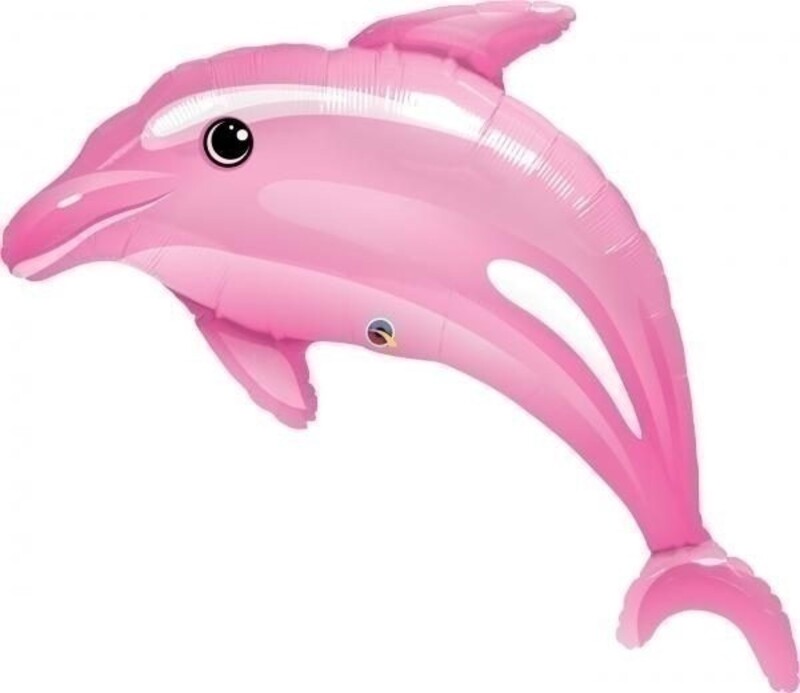 Μπαλόνι Φοιλ Σχήμα 42 Delightful Pink Dolphin Δελφίνι