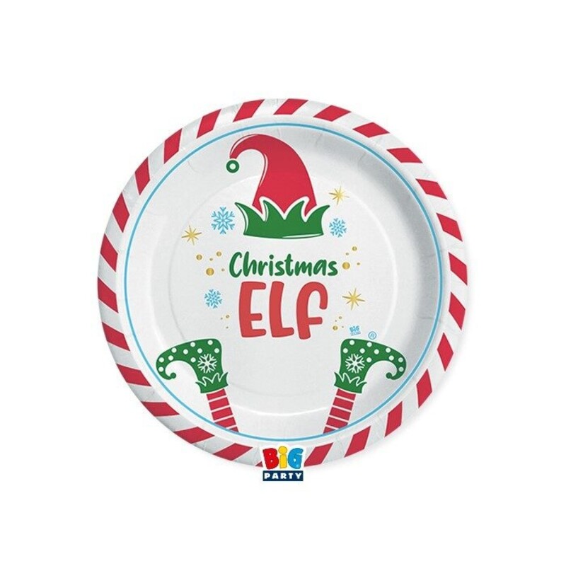 Πιάτα Χάρτινα 18εκ  Elf / 8 τμχ - Ξωτικό