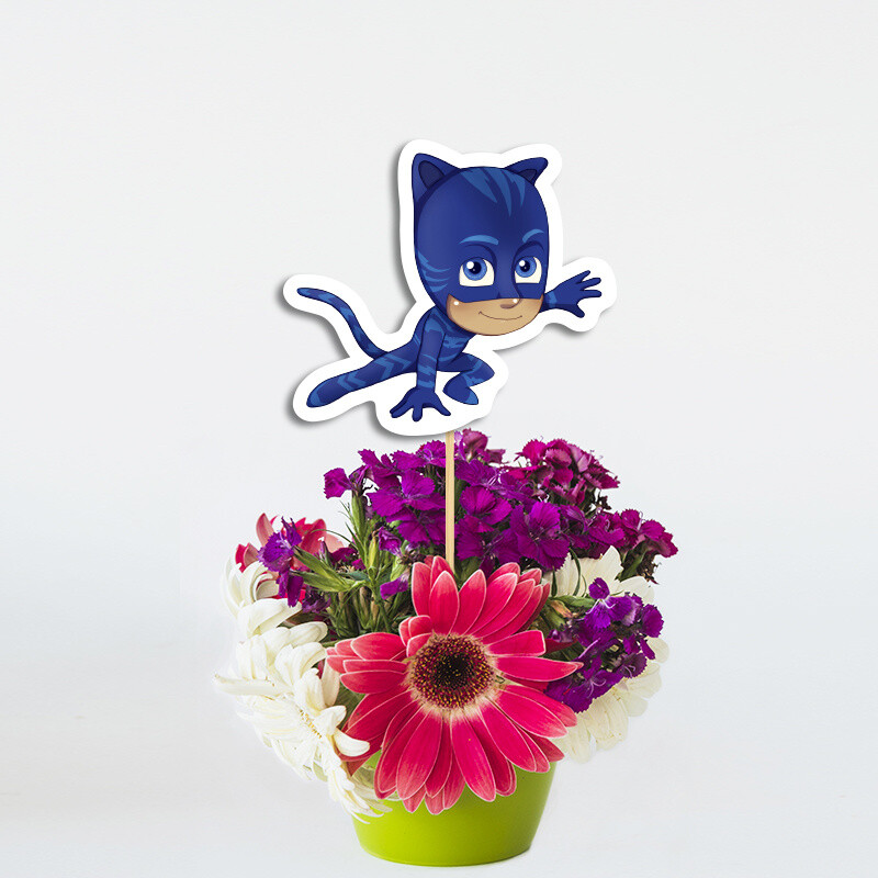 Χάρτινο διακοσμητικό Τοππερ PJ Masks/ 20cm