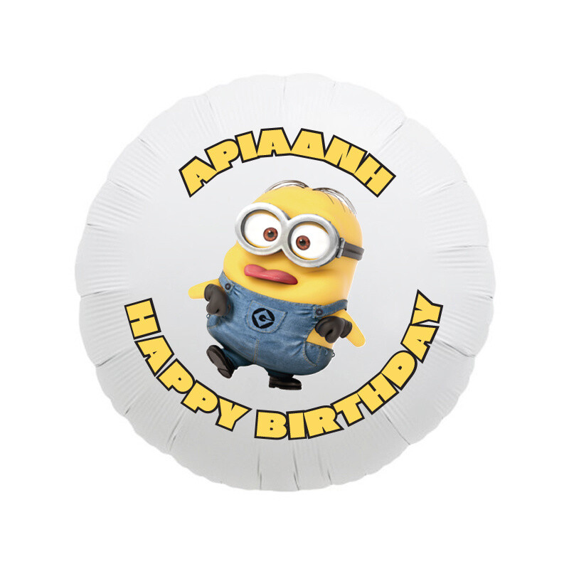 Μπαλόνι Φόιλ Minions με όνομα / 43cm